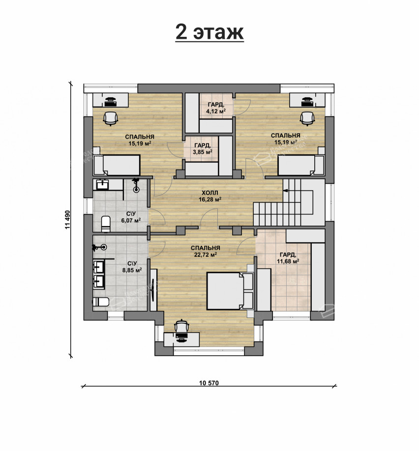 Дом из камня VZ-778